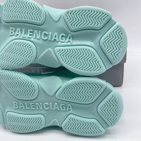 Balenciaga Triple S Kids Sneaker Mint Green EU 30 US 12.5 * NEW in box - Picture 12 of 13